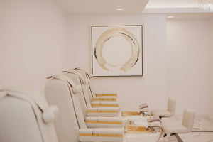 VONCII Nail Bar VIP Lounge with luxury pedicure spa chairs.